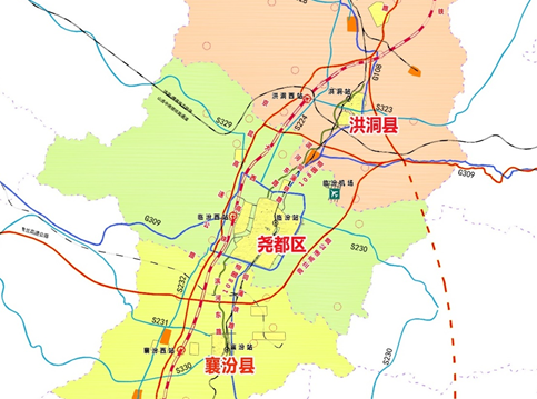 杭州市交通专项规划资料下载-临汾市快速交通专项规划