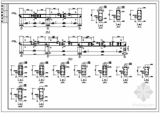 配筋节点构造资料下载-某平面梁配筋节点构造详图
