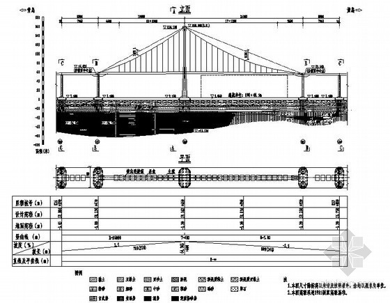 机耕桥设计图纸规范资料下载-青岛海湾大桥某航道桥索塔设计图纸