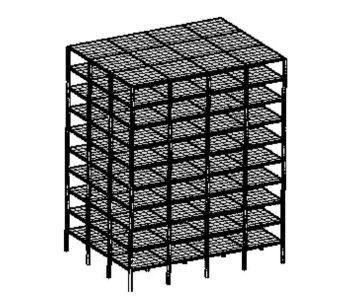 楼板钢钢结构支撑施工方案资料下载-考虑楼板效应的钢结构地震反应对比分析