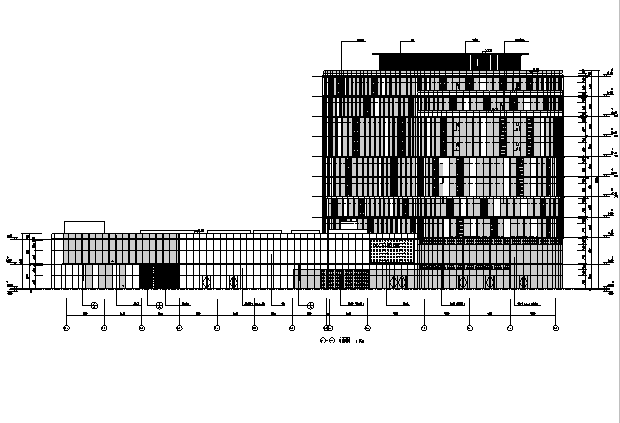 上海高层办公建筑施工图资料下载-[上海]高层办公和商业建筑施工图（含全专业图纸）
