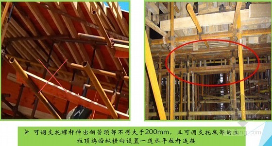 建筑工程高大模板施工安全管理及垮塌事故案例分析（附图较多）-立杆接长严禁搭接 