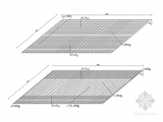 [浙江]小型塘闸工程施工图33张-桥板配筋图 