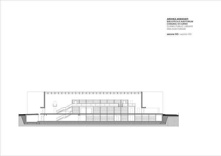 意大利科尔诺公共图书馆和礼堂-ARCHEA_CURNO_Seccion_GG_A4