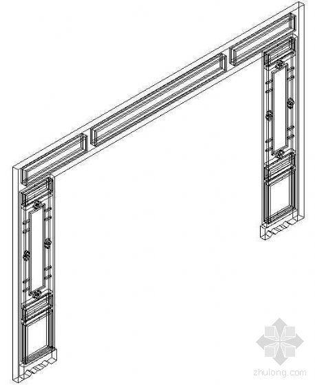 钢结构别墅模型图资料下载-门CAD模型图块8