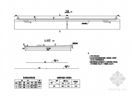 10米宽桥面资料下载-1×10米预应力混凝土空心板桥面铺装节点详图设计