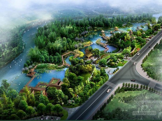 房建改造设计说明资料下载-[北京]湿地公园项目监理投标大纲 210页（广场、绿化、房建等）