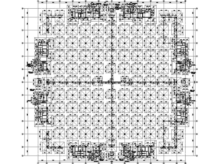 工业厂房平面dwg资料下载-[江苏]七层框架结构工业厂房结构施工图