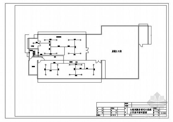 无管网七氟丙烷图纸资料下载-广东某信息机房七氟丙烷灭火系统设计图