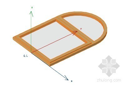 桥梁拱形装饰挂板资料下载-拱形顶窗 ArchiCAD模型