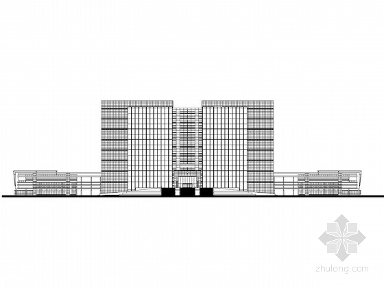 3层办公施工图资料下载-[海南]16层企业办公楼建筑施工图（上海知名公司设计）