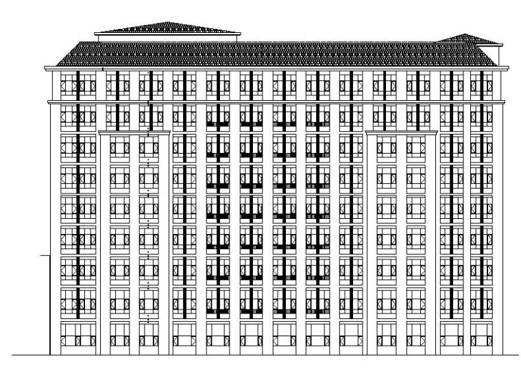 养老公寓医养结合资料下载-[深圳]高层框架结构护理医生活楼建筑施工图（含效果图）