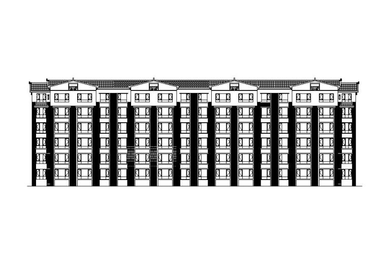 宁夏住宅资料下载-[宁夏]六层砖混结构住宅建筑施工图（含多套方案及效果图）