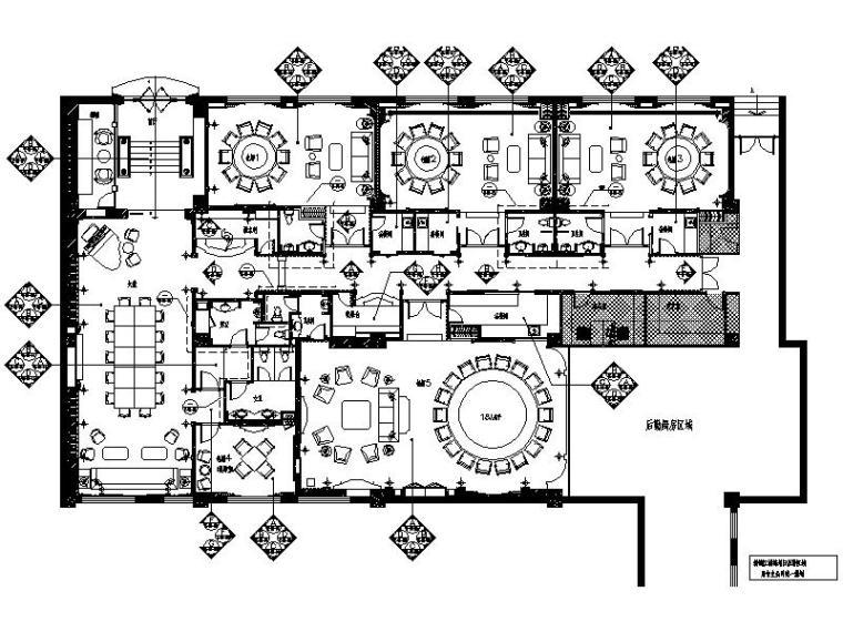 62会所设计奢华资料下载-[上海]奢华优雅浪漫红酒会所室内设计施工图