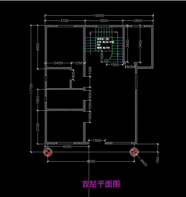 兄弟型小农家住宅施工图