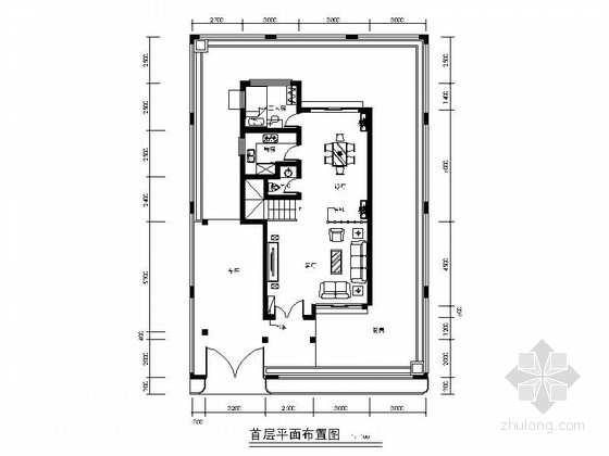 广州市洋房资料下载-[广州]环境优美洋房区高档三层别墅装修图