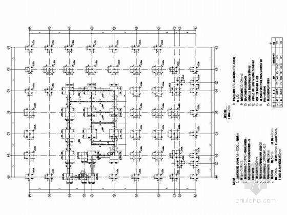 二层工业厂房施工方案资料下载-[辽宁]地上二层框架结构工业厂房结构施工图