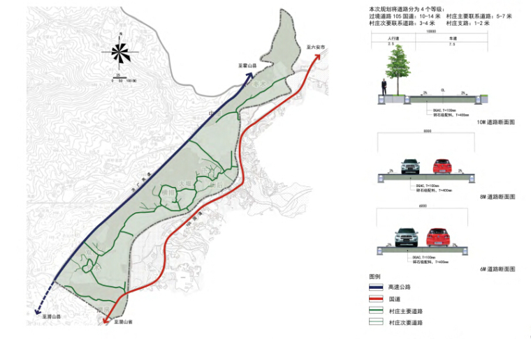 [安徽]历史文化名镇景观规划设计文本-交通道路规划图