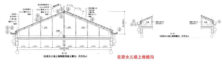 [福建]四层坡地住宅建筑立面改造及平改设计方案图-四层坡地住宅建筑立面改造及平改设计详图