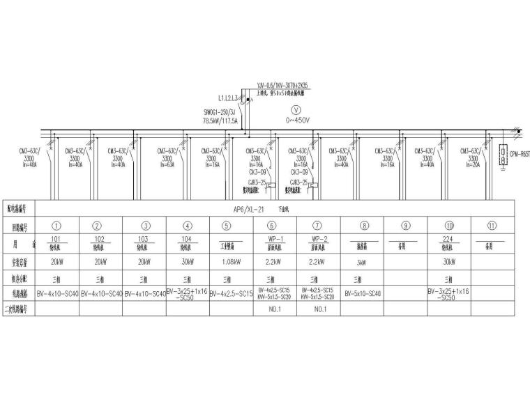 某公司综合厂房电气专业车间配电、照明、防雷、接地施工图-厂房强电图纸分享-Model3.jpg