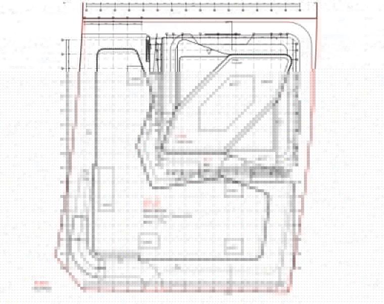 [GMP]知名地产中央广场建筑方案文本设计-屋面图