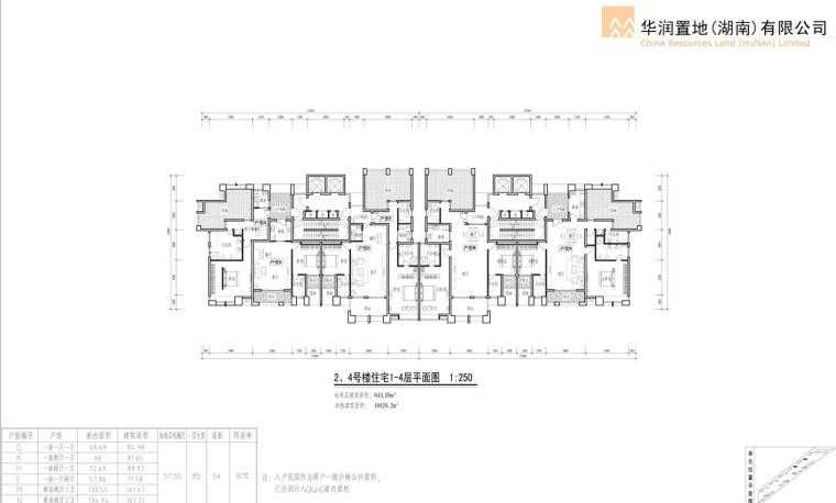 [广东]知名地产置地住宅居住区建筑方案文本（PDF+CAD）-高层平面图