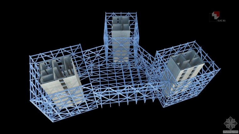 超牛的钢结构施工方案，配全过程BIM模拟施工动画截图_17