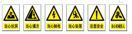 辽宁省公路工程施工现场安全标志档和安全防护设施设置强制规定-警告标志