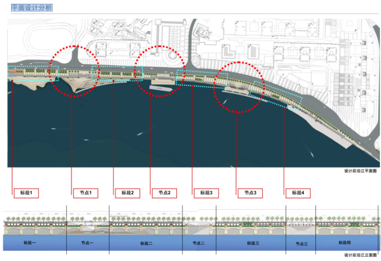 [重庆]生态江河岸景观规划设计文本（包含PDF+117页）-平面设计分析