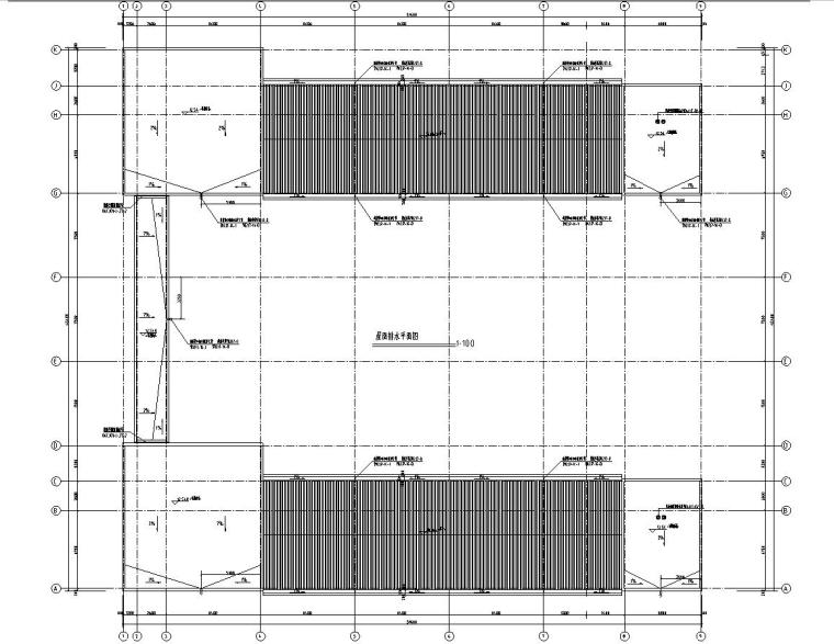 [宁夏]三层框架小学施工图（教学楼、食堂、综合楼等全栋楼图纸）-三层框架结构小学建筑平面图