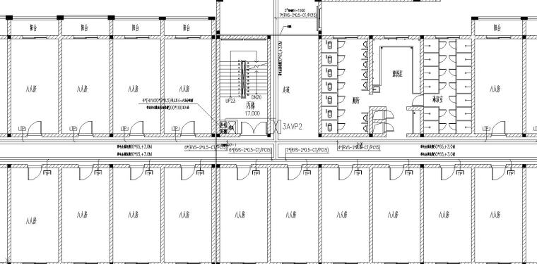 10kv及以下架空线路安装标准图集资料下载-某工厂宿舍成套电气图