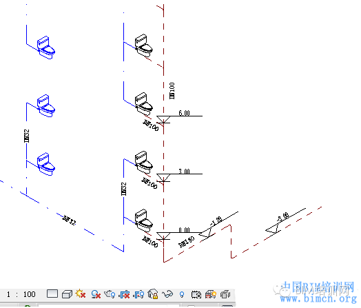 bim管道系统资料下载-BIM软件小技巧Revit管道三维系统图的绘制