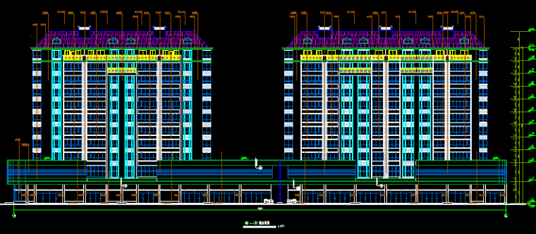 北京中信大厦建筑图纸资料下载-高层住宅建筑图纸（图纸齐全)