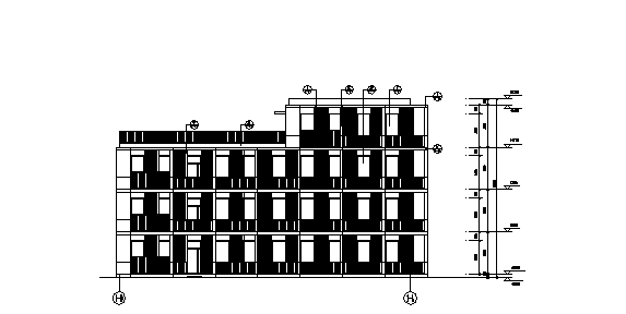 框剪结构平米指标资料下载-高层框剪结构办公楼建筑施工图