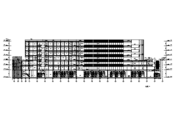 [重庆]知名地产四层外廊式商业建筑施工图-知名地产四层外廊式商业建筑施工图