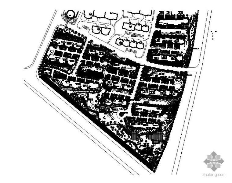 小区cad设计图纸资料下载-某小区三期规划设计图纸