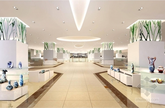 [吉林]大型室内外商业购物广场室内设计方案（设计逻辑清晰！  ）-[吉林]大型室内外商业购物广场室内设计方案（设计逻辑清晰！）效果图