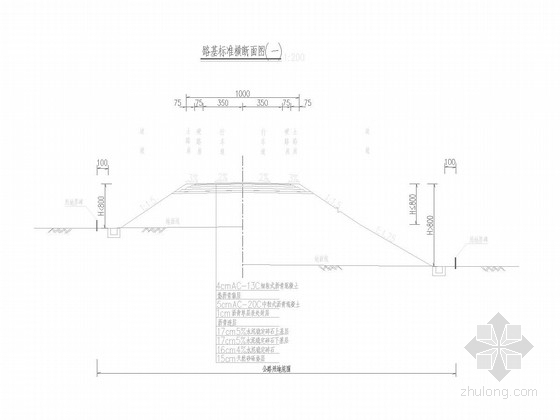 超高渐变线资料下载-[湖南]二级公路工程路基路面及防护排水施工图（131页）