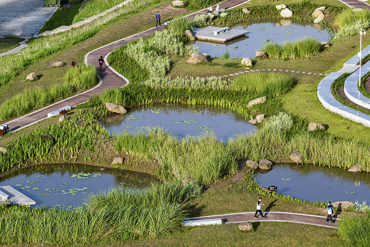 7天最热丨景观周周精选案例（5月6日~12日合辑）-011-landscape-design-of-chongqing-second-wanzhou-yangtze-river-bridge-waterfront-ecological-park-china-by-chongqing-haofeng-planning-and-design-group-co-ltd