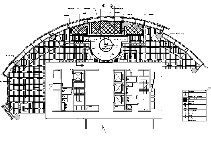 入口大门模型效果图资料下载-raffles办公空间设计施工图（附效果图+材料清单）