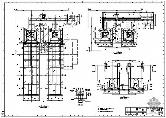 设备钢平台施工图资料下载-江阴某炼钢工程1#RH精炼系统设备基础施工图