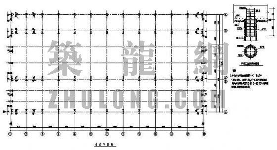 桩施工平面布置图资料下载-某桩平面布置图及详图