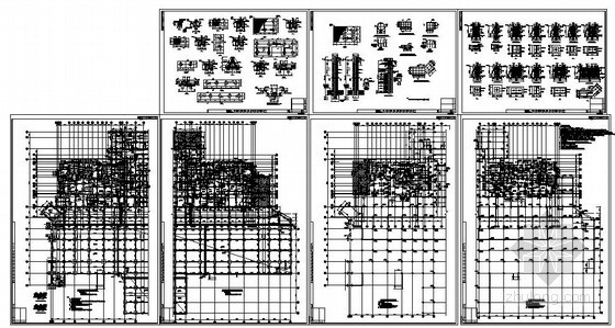 桩基础及承台图纸资料下载-某工程挖孔桩基础及承台节点构造详图