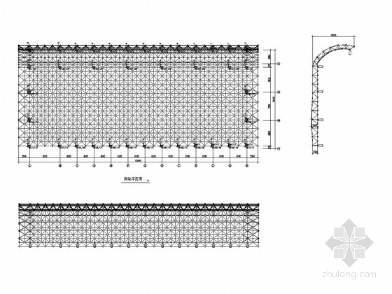 螺栓球节点正放四角锥网架资料下载-[江苏]双层螺栓球节点正放四角锥结构大厅网架工程结构施工图