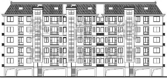 六层住宅小区建筑设计资料下载-某成套住宅小区住宅楼建筑施工图