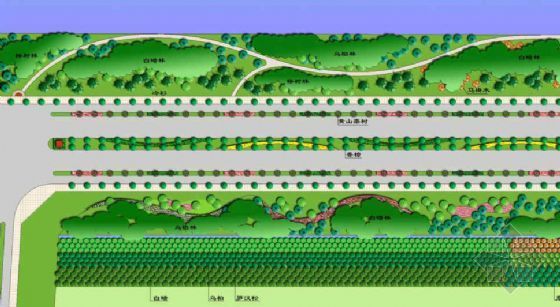 杭州G20道路绿化资料下载-杭州开发区道路园林环境设计方案