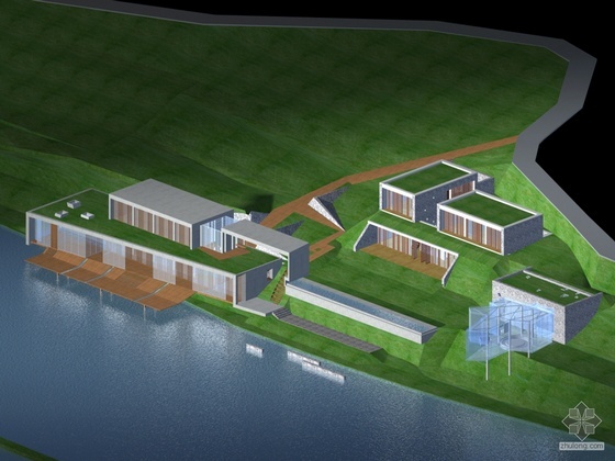 新区概念方案设计资料下载-[丽江]某别墅建筑概念方案设计