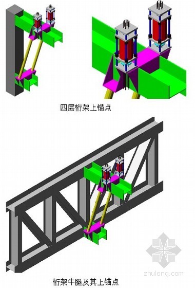钢桁架支架法拼装方案资料下载-[江苏]会议中心钢结构施工方案（钢桁架、H型钢柱、劲性柱）