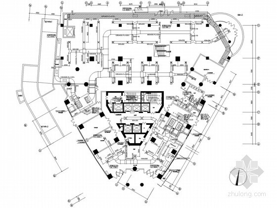 商业楼空间设计资料下载-[上海]商业办公综合楼空调通风设计施工图(大院图纸)