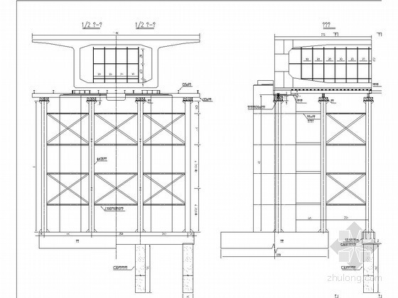 支架连续梁桥设计说明资料下载-80m连续梁支架设计